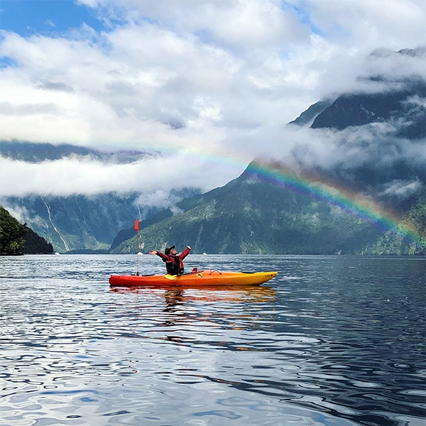 Kayak tour of Milford Sound